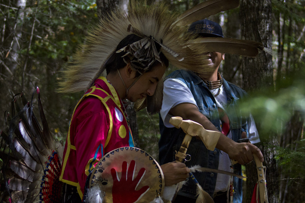 Tony Chachaï's initiation in the forest
