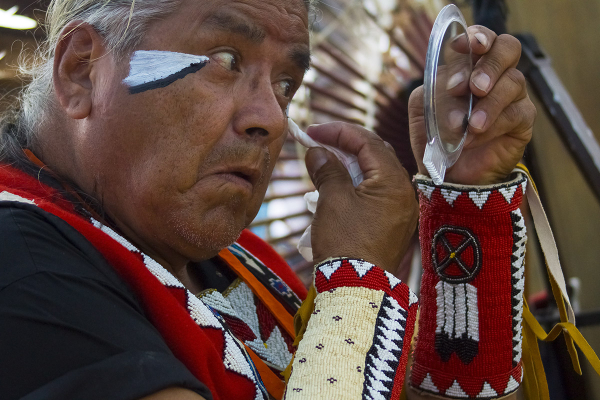 Make up before dancing